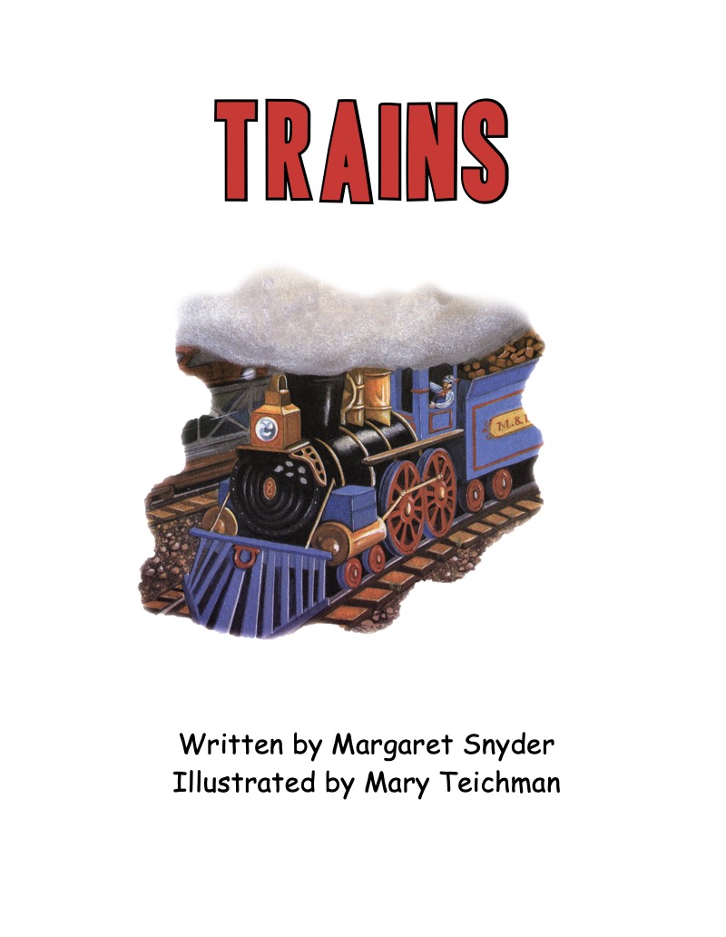 Trains book cover