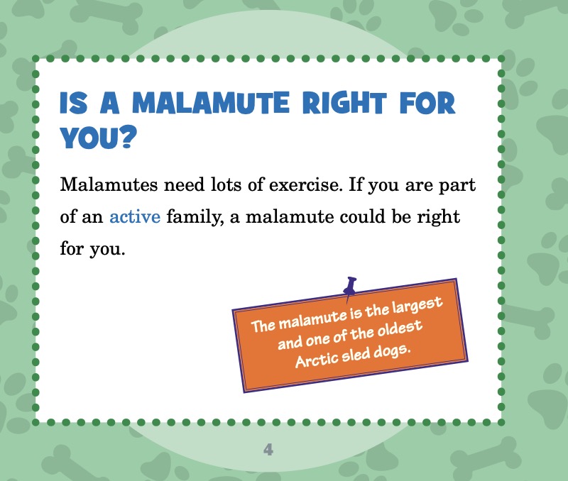 I Like Malamutes! — page 1
