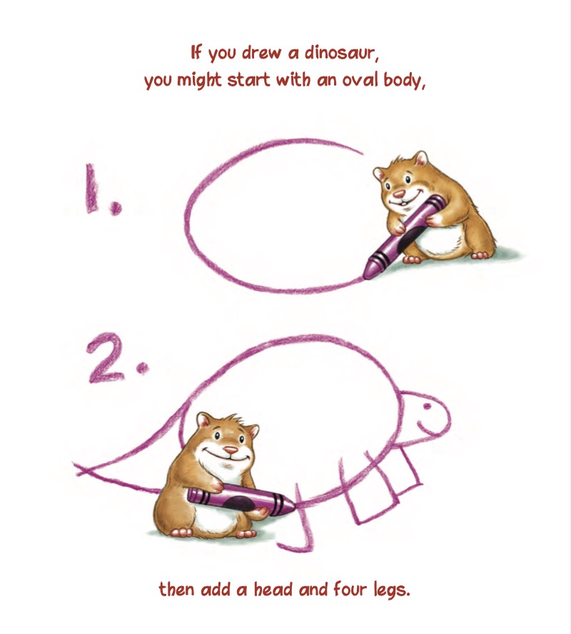 If Da Vinci Painted A Dinosaur — page 1