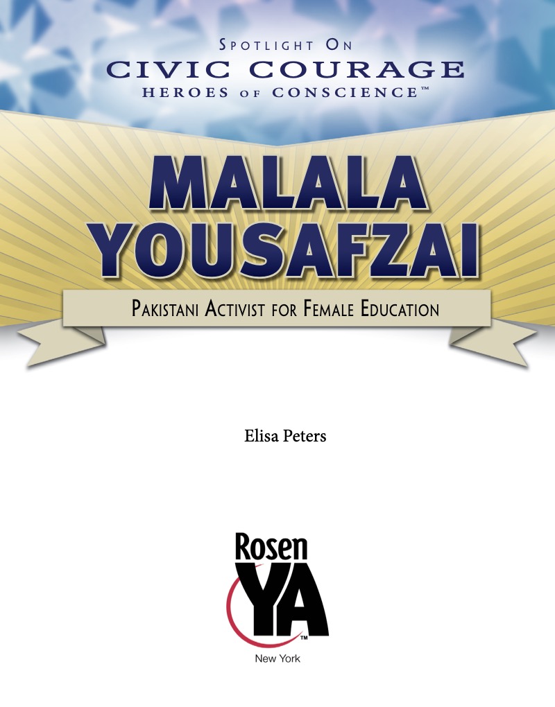 Malala Yousafzai: Pakistani Activist for Female Education book cover