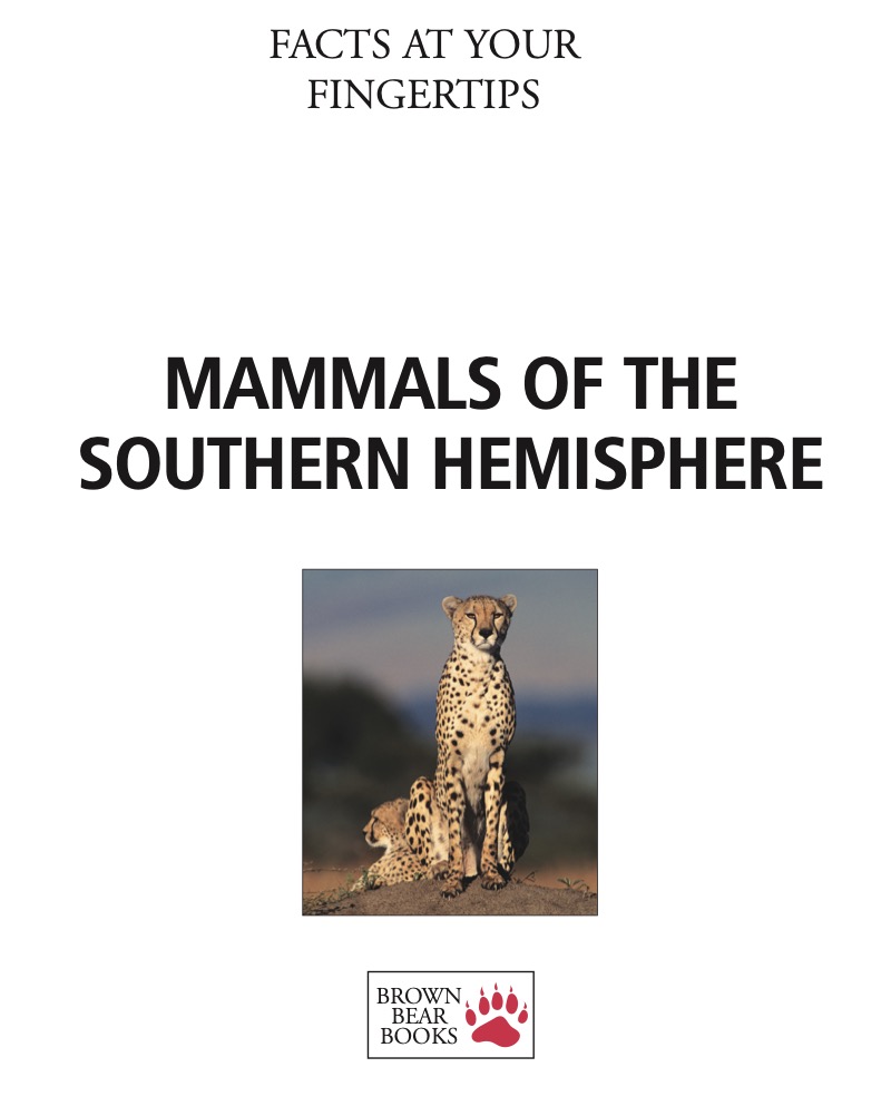 Mammals of the Southern Hemisphere book cover
