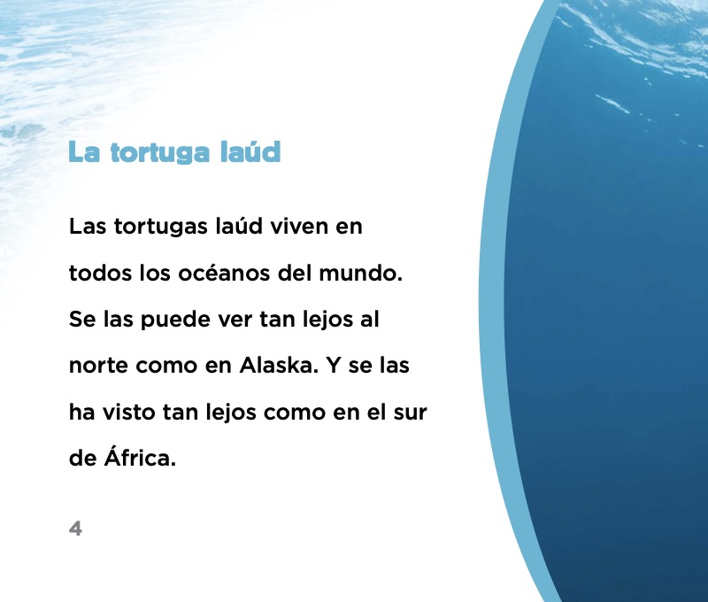 La migración de la tortuga laúd — page 1