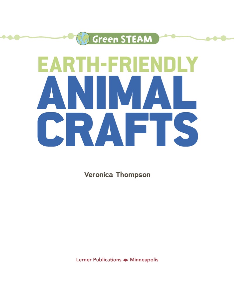 Earth-Friendly Animal Crafts book cover