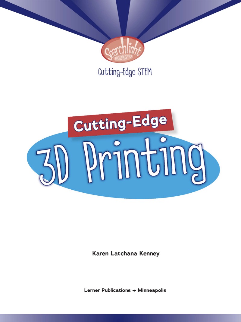Cutting-Edge 3D Printing book cover