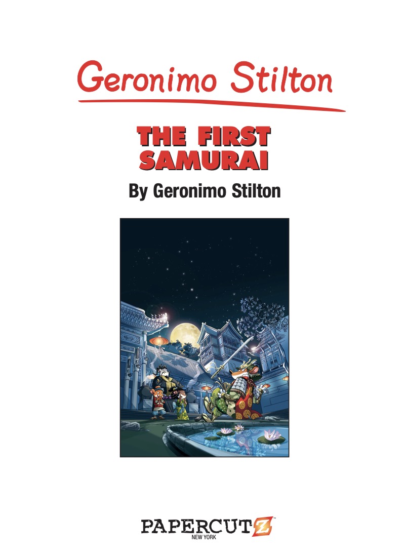 Geronimo Stilton Graphic Novel #12: The First Samurai book cover