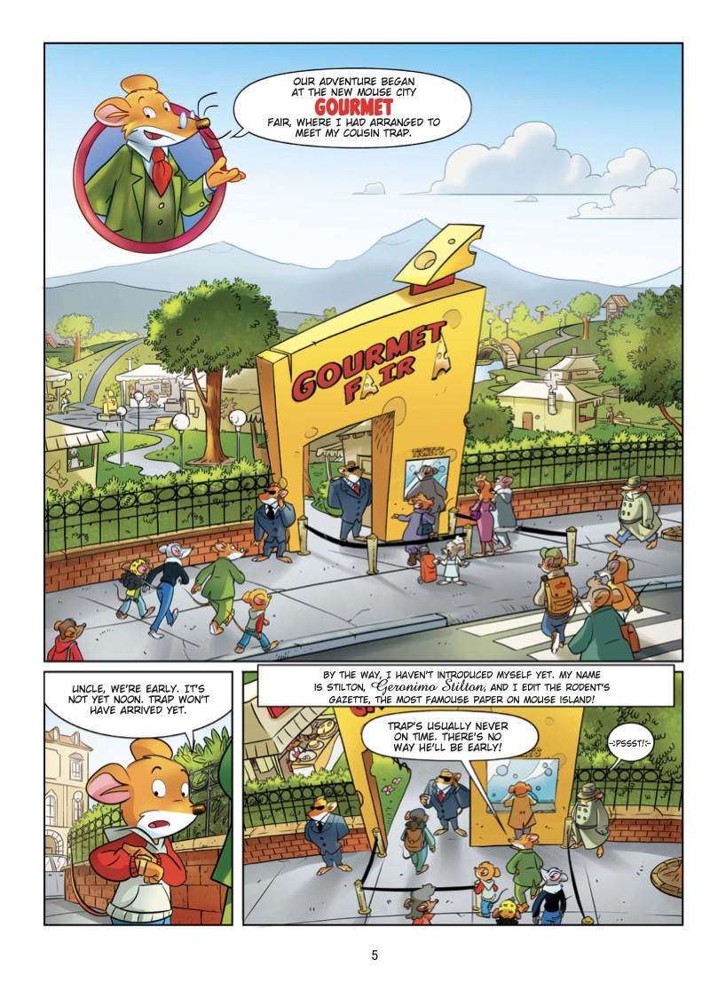 Geronimo Stilton Graphic Novel #12: The First Samurai — page 1