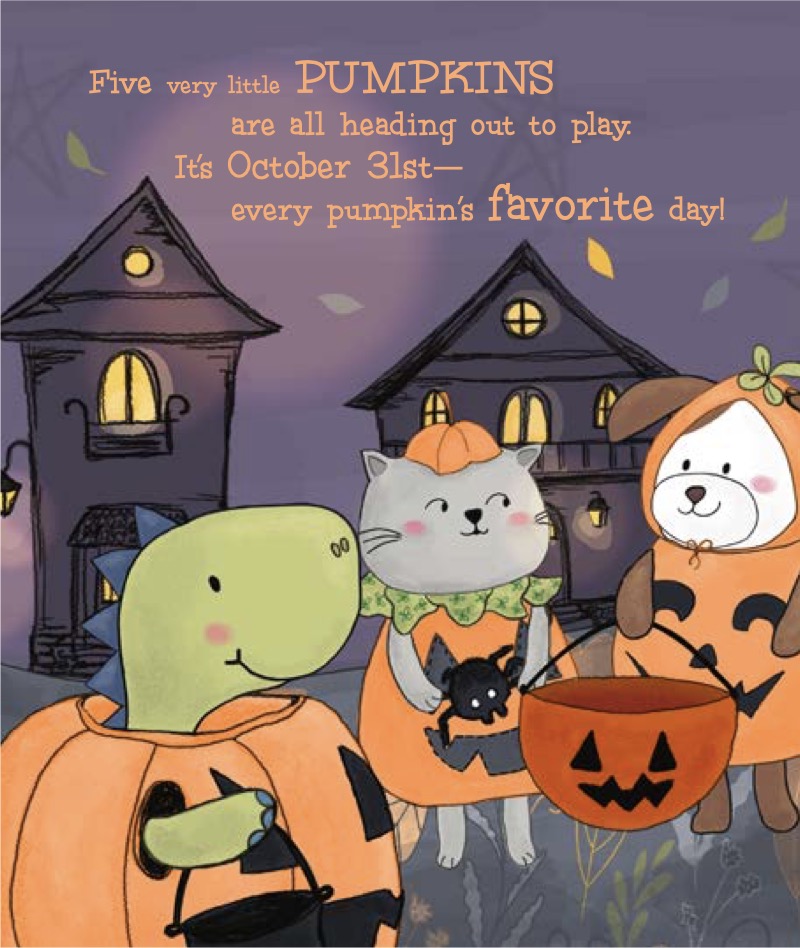 5 Very Little Pumpkins — page 1