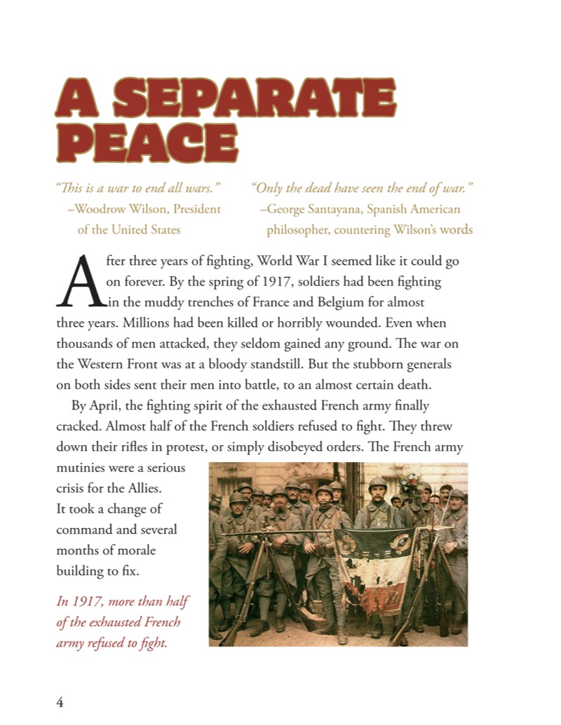 Final Years of World War I — page 1