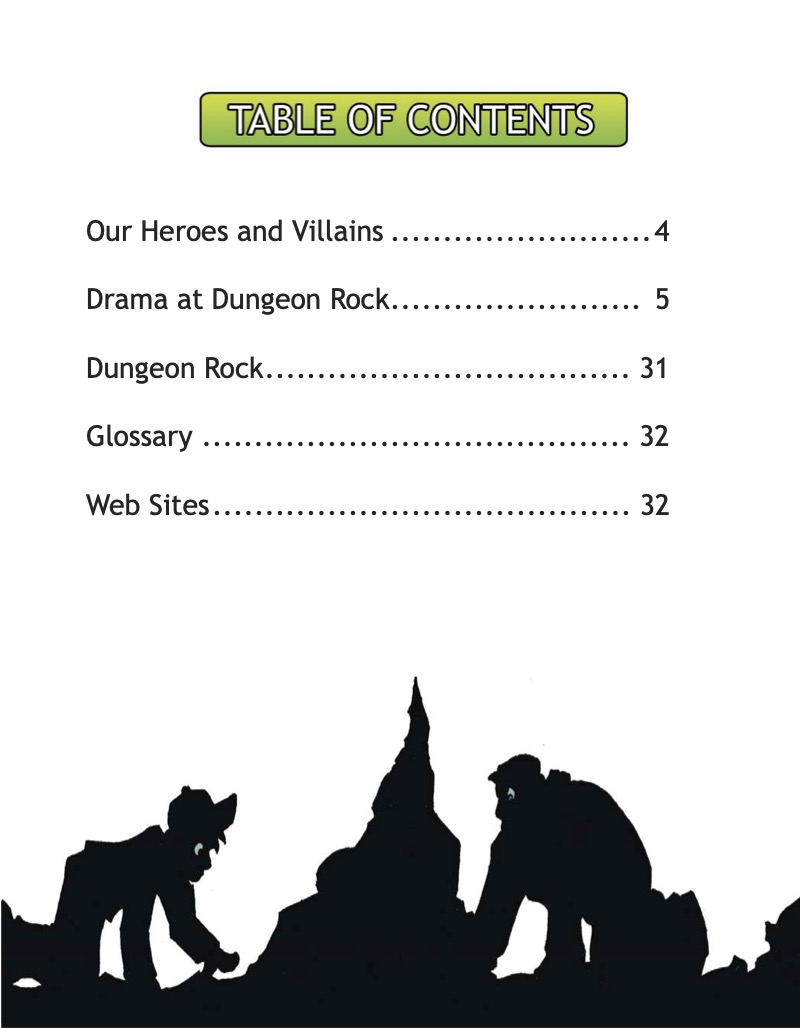Ghostly Graphic Adventures Sixth Adventure: Drama at Dungeon Rock book cover