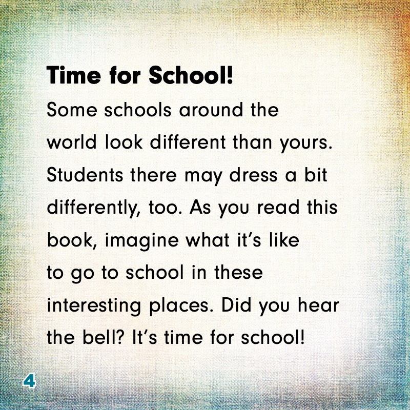 Schools Around the World — page 1