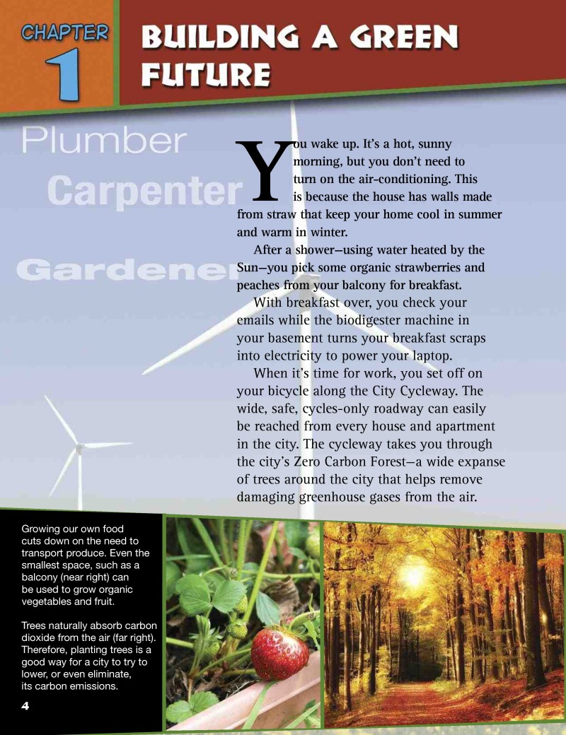Building Green Places: Careers in Planning, Designing and Building — page 1