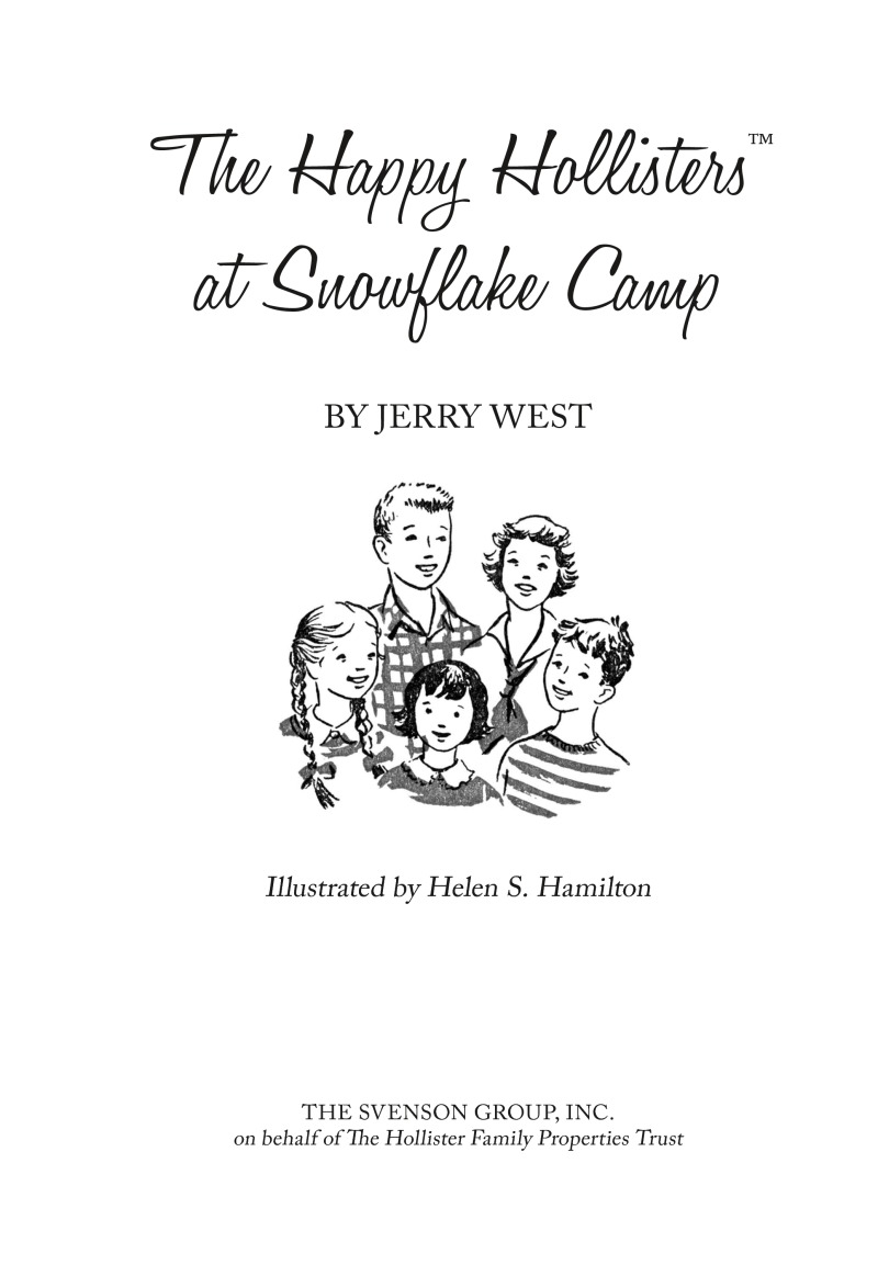 The Happy Hollisters at Snowflake Camp book cover