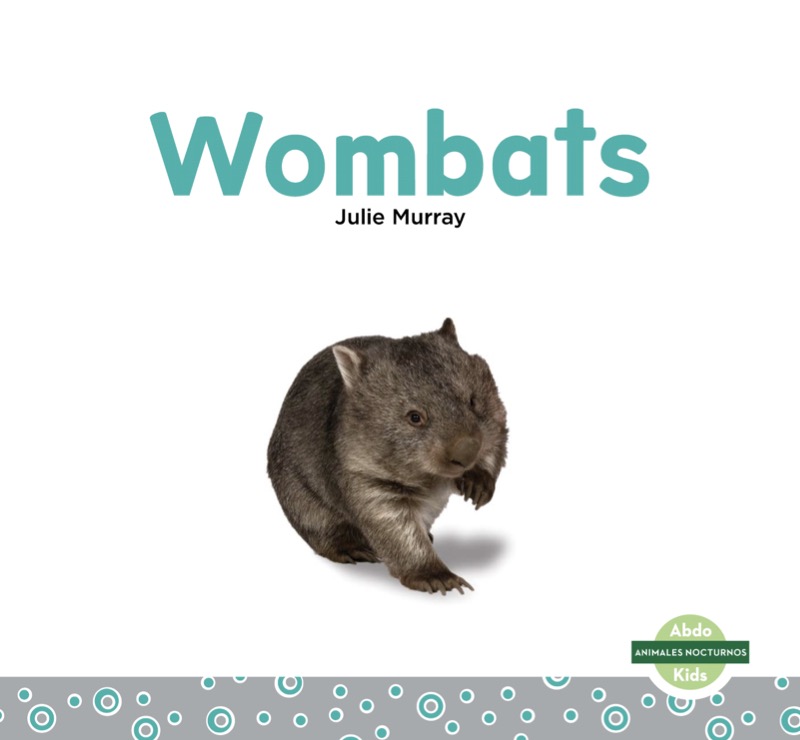 Animales nocturnos: Wombats book cover