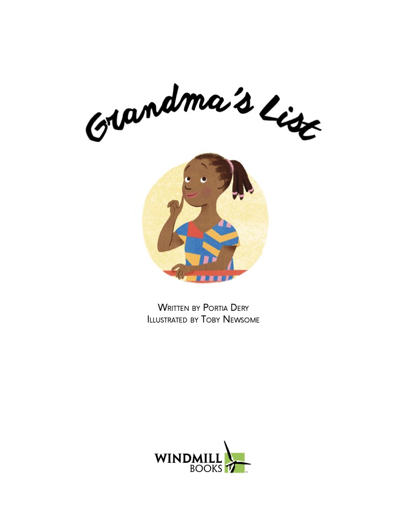 Grandma's List book cover
