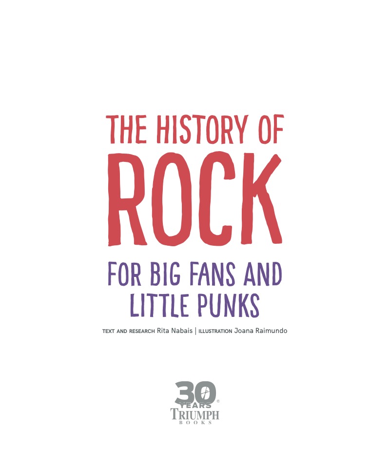 The History of Rock: For Big Fans and Little Punks book cover