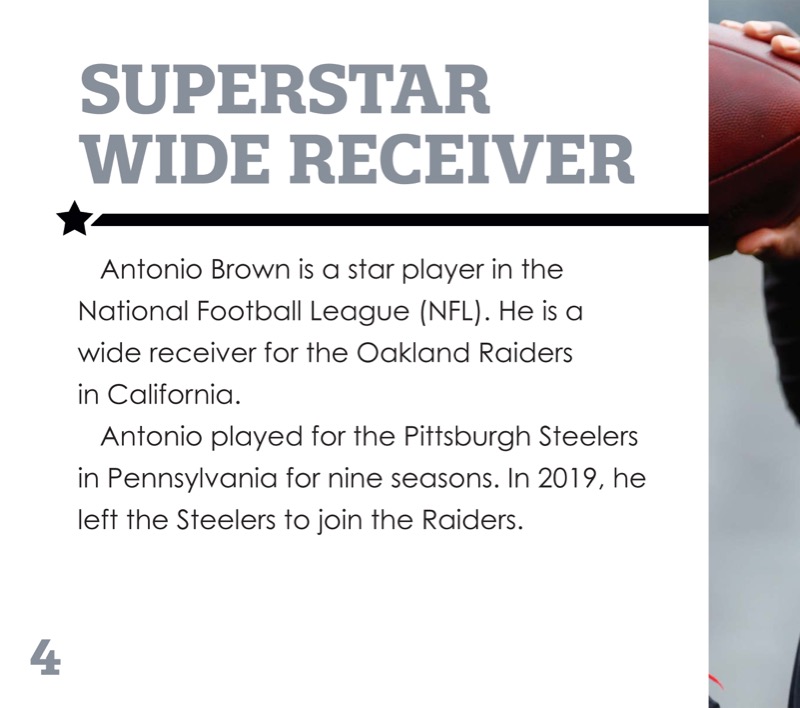 Antonio Brown: Superstar Wide Receiver — page 1