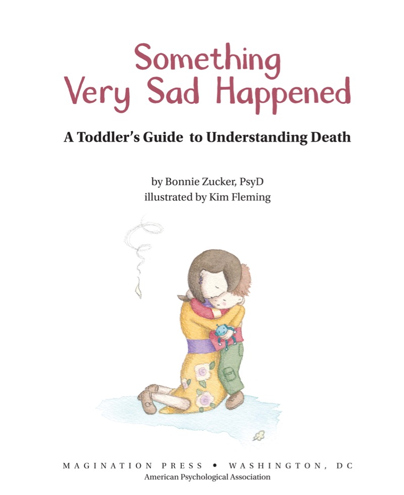 Something Very Sad Happened: A Toddlers Guide to Understanding Death book cover