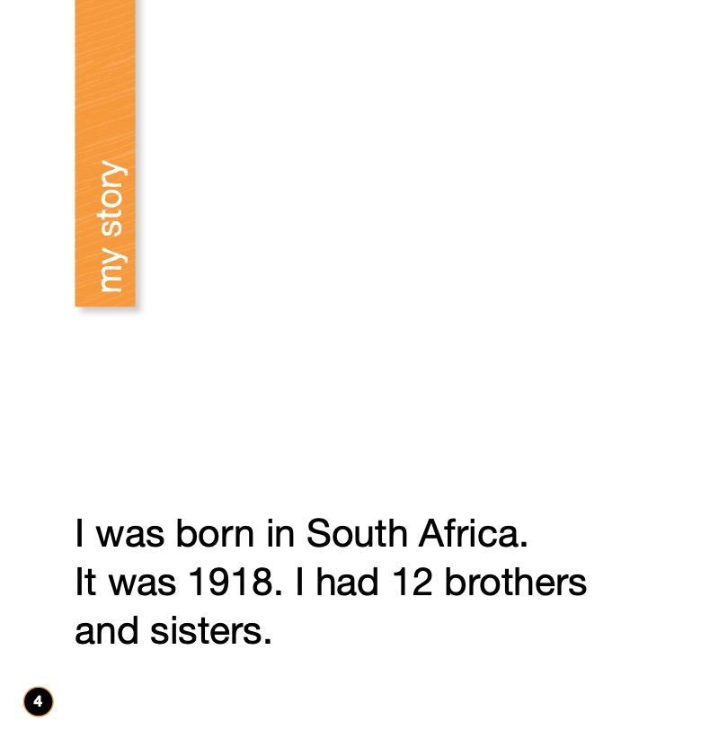 My Itty-Bitty Bio: Nelson Mandela — page 1