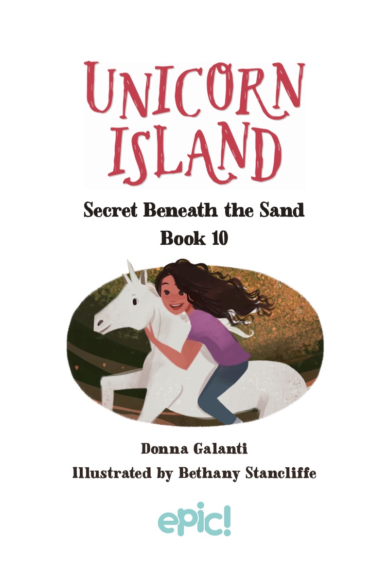 Unicorn Island Book 10: Secret Beneath the Sand book cover