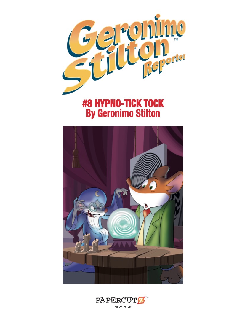 Geronimo Stilton Reporter 8: Hypno-Tick Tock book cover