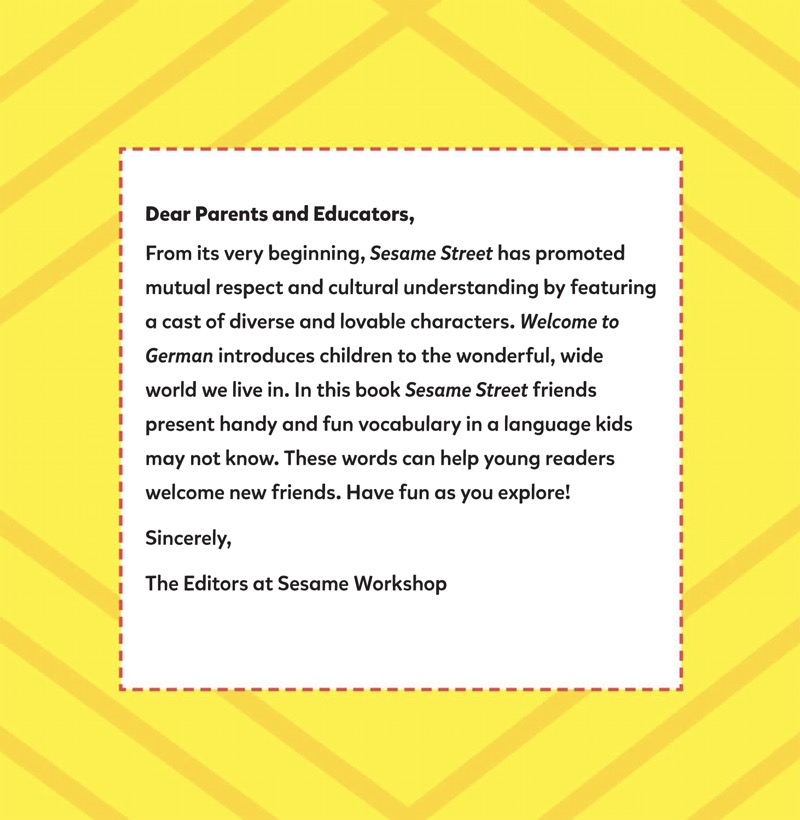 Welcome to German with Sesame Street — page 1