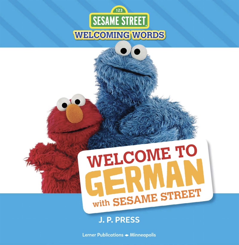 Welcome to German with Sesame Street book cover