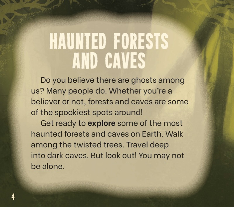 Spooky Spots: Spooky Forests and Caves — page 1
