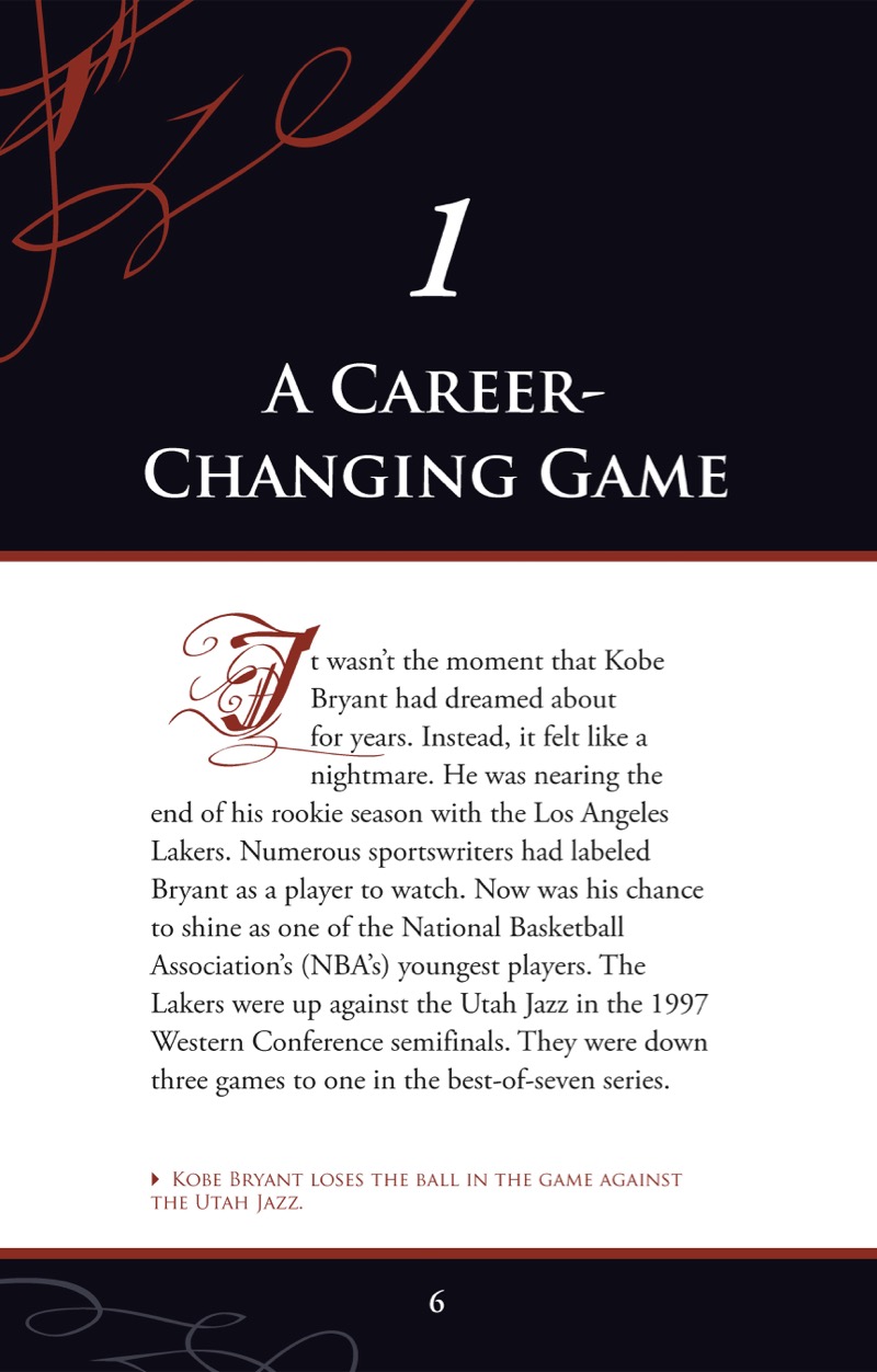 Lives Cut Short: Kobe Bryant, Basketball Superstar — page 1