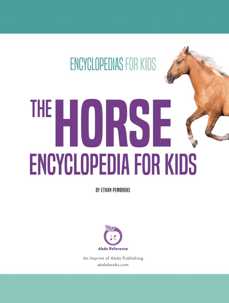 The Horse Encyclopedia for Kids book cover
