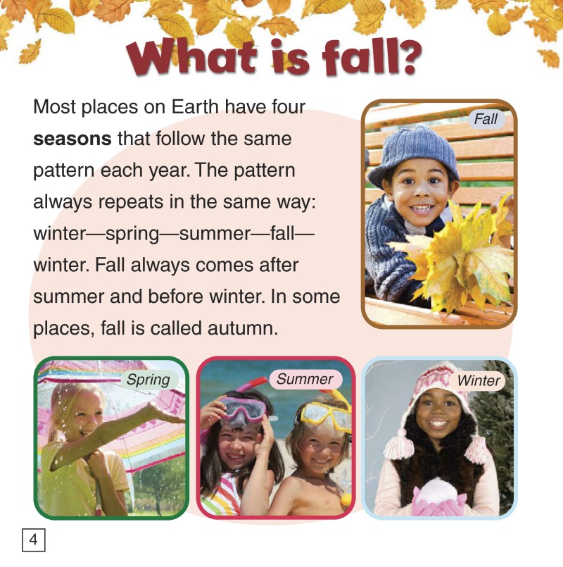 How Do We Know It Is Fall? — page 1