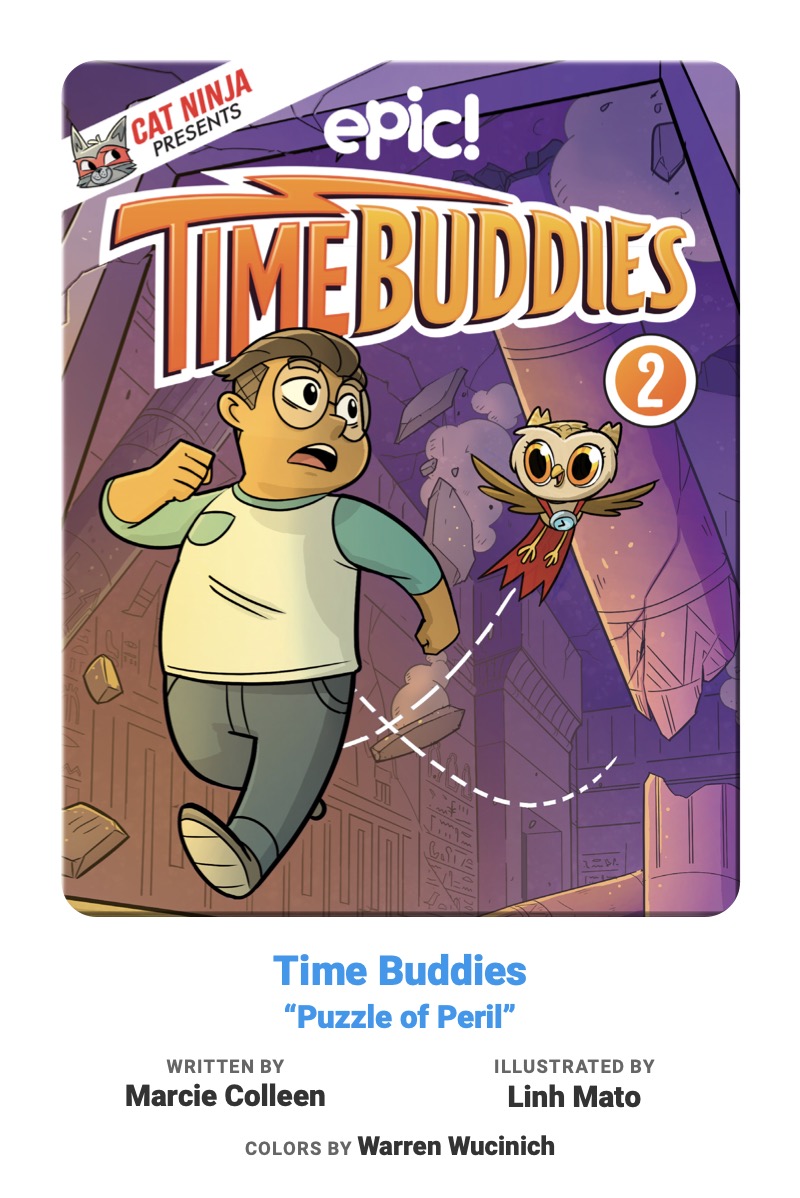 Time Buddies Book 2: Puzzle of Peril book cover