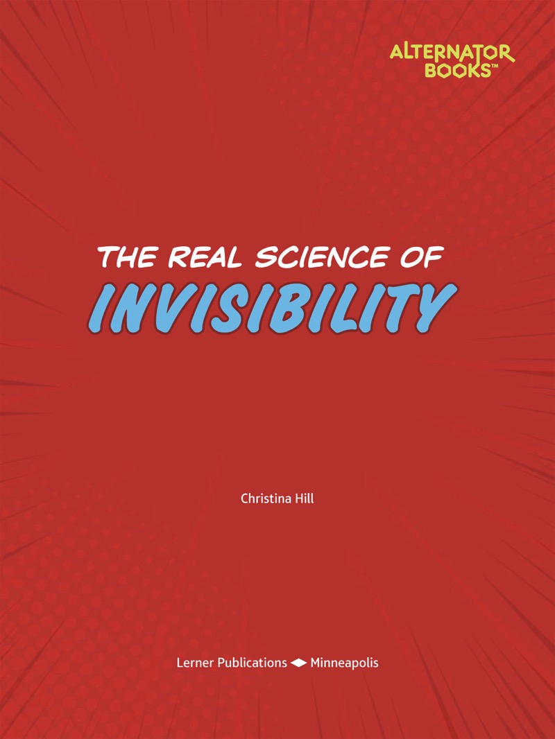 The Real Science of Invisibility book cover