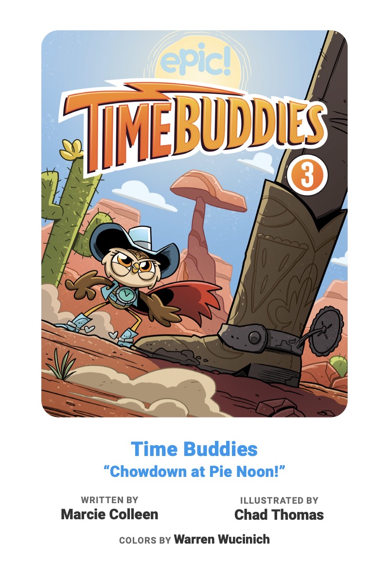 Time Buddies Book 3: Chowdown at Pie Noon! book cover