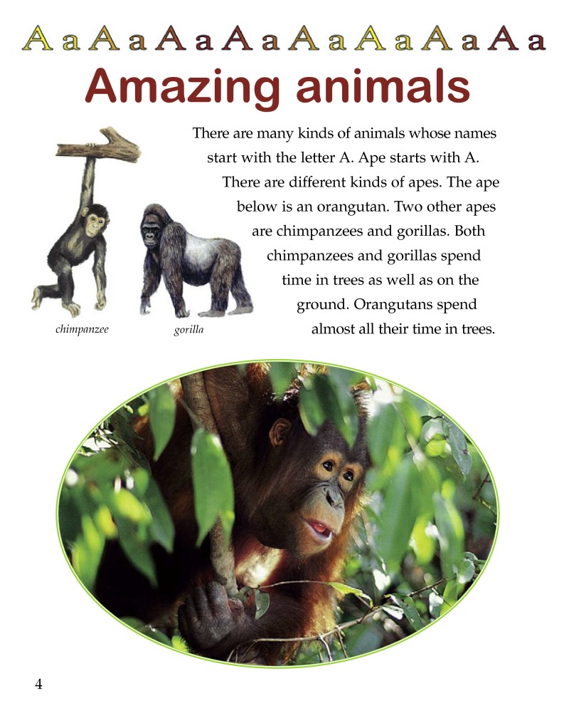 The ABCs of Animals — page 1