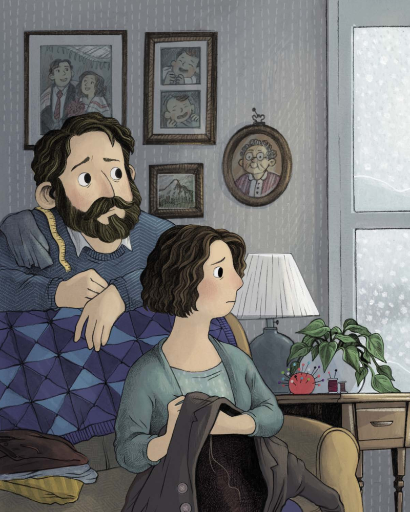 Latkes and Applesauce: A Hanukkah Story — page 1