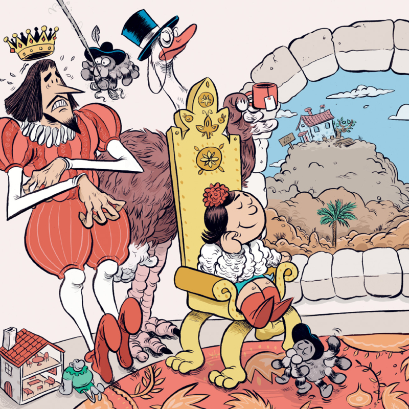 Princess Pru and the Ogre on the Hill — page 1