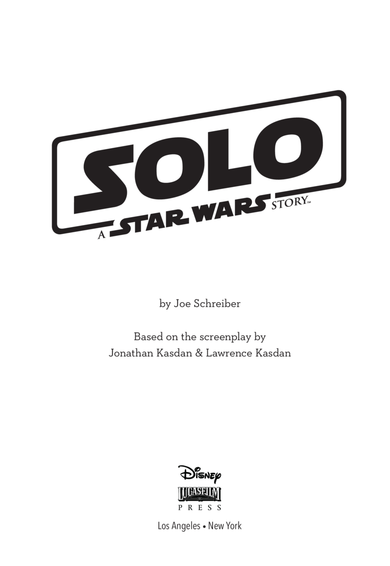 Solo: A Star Wars Story Junior Novel book cover