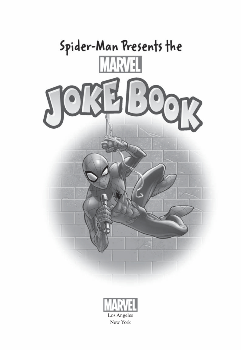 The Marvel Joke Book book cover