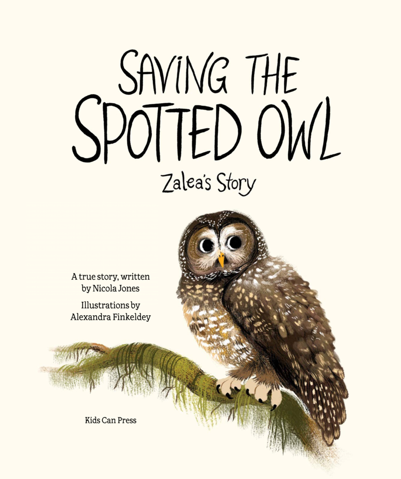 Saving the Spotted Owl: Zalea’s Story book cover