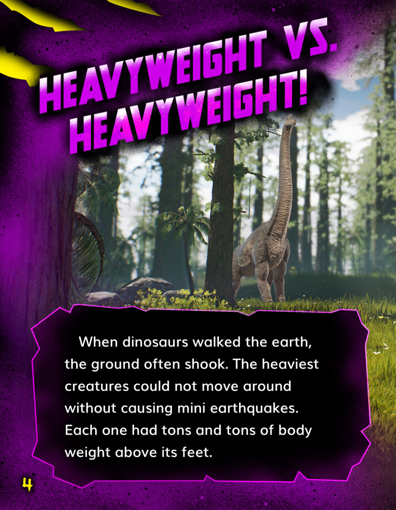 Prehistoric Battles: Brachiosaurus vs. Argentinosaurus — page 1