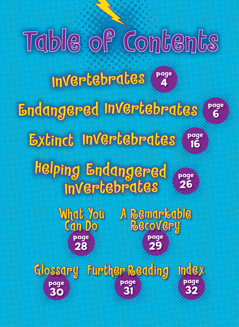 Endangered and Extinct Invertebrates book cover