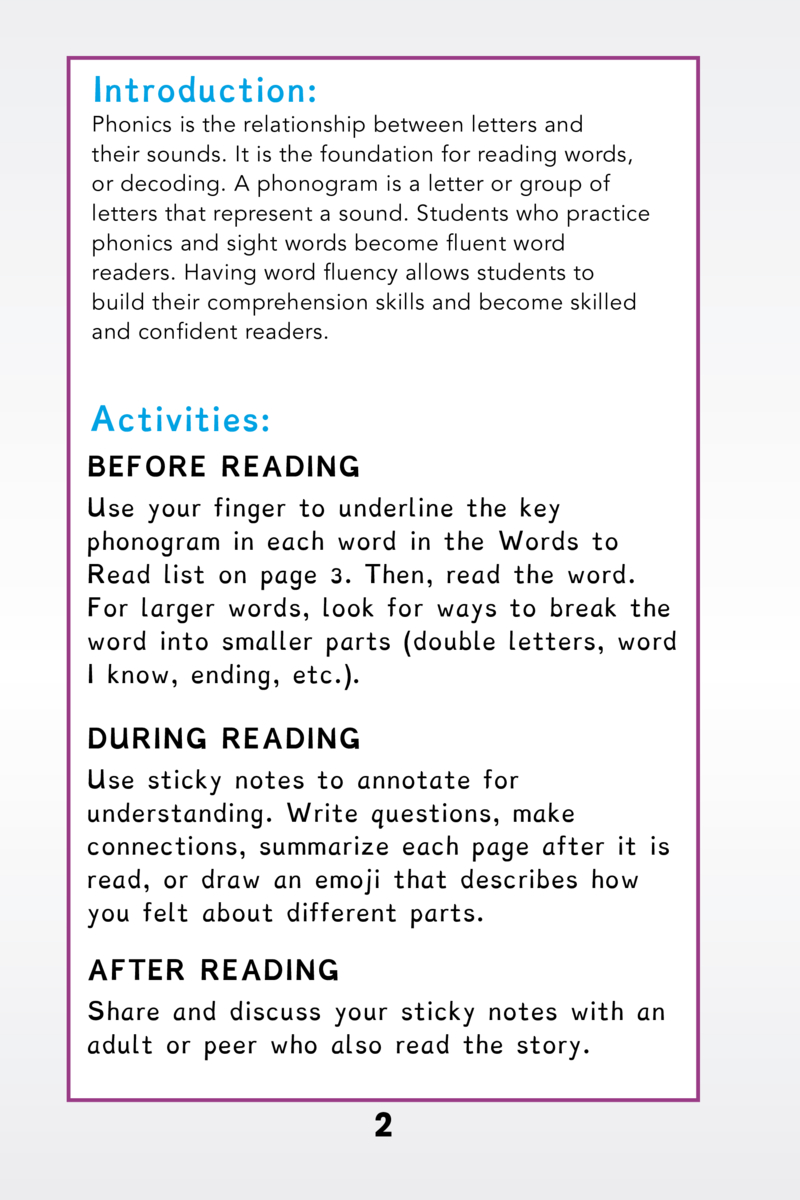 Phonics Focus: The Blues Duel — page 1