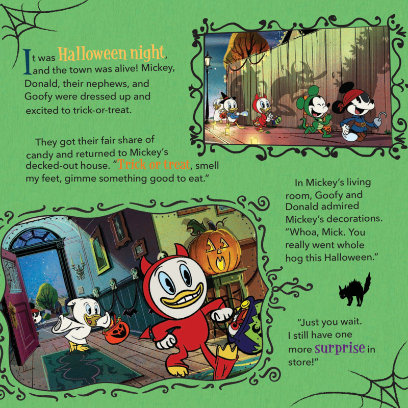 Disney Mickey Mouse: The Scariest Halloween Story Ever! Read-Along Storybook — page 1