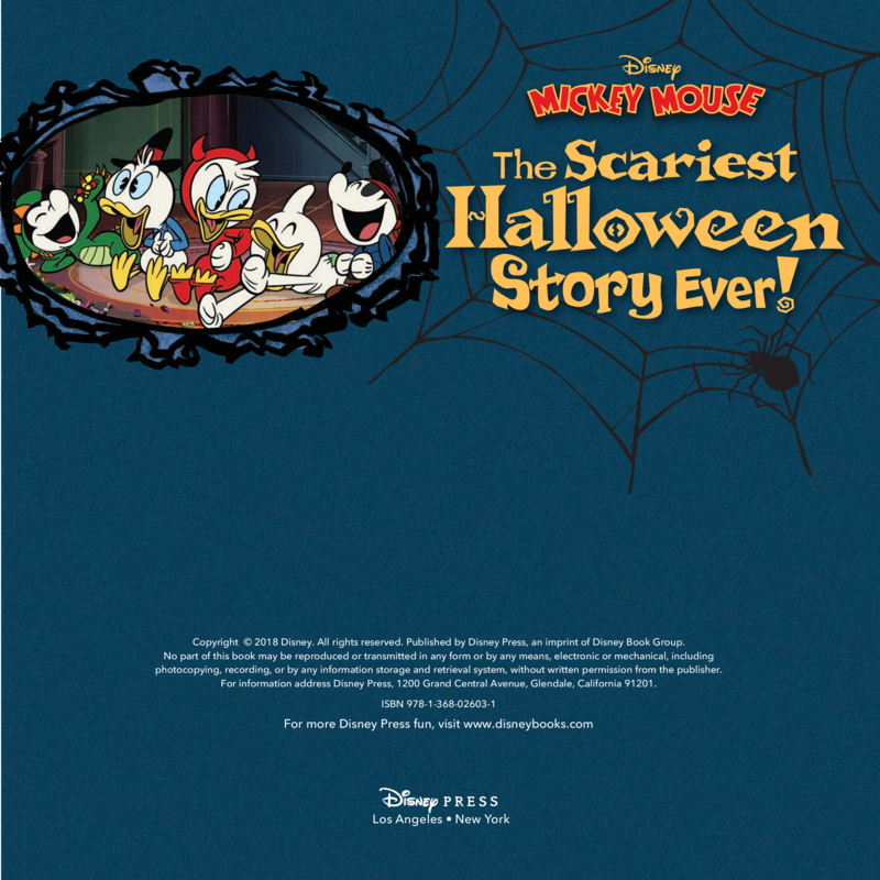 Disney Mickey Mouse: The Scariest Halloween Story Ever! Read-Along Storybook book cover