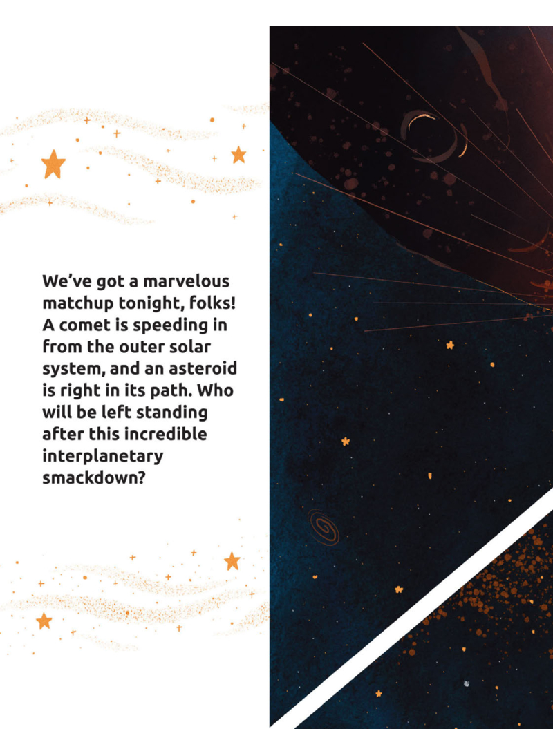 Cosmic Collisions: Asteroid vs. Comet — page 1