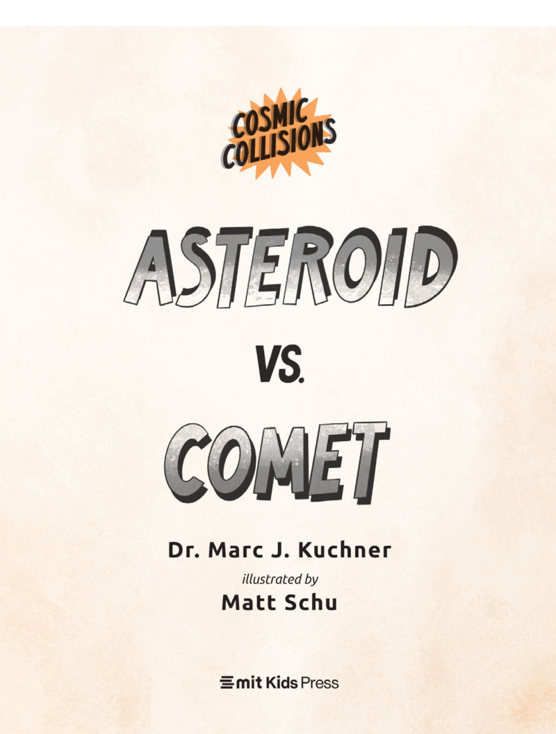 Cosmic Collisions: Asteroid vs. Comet book cover