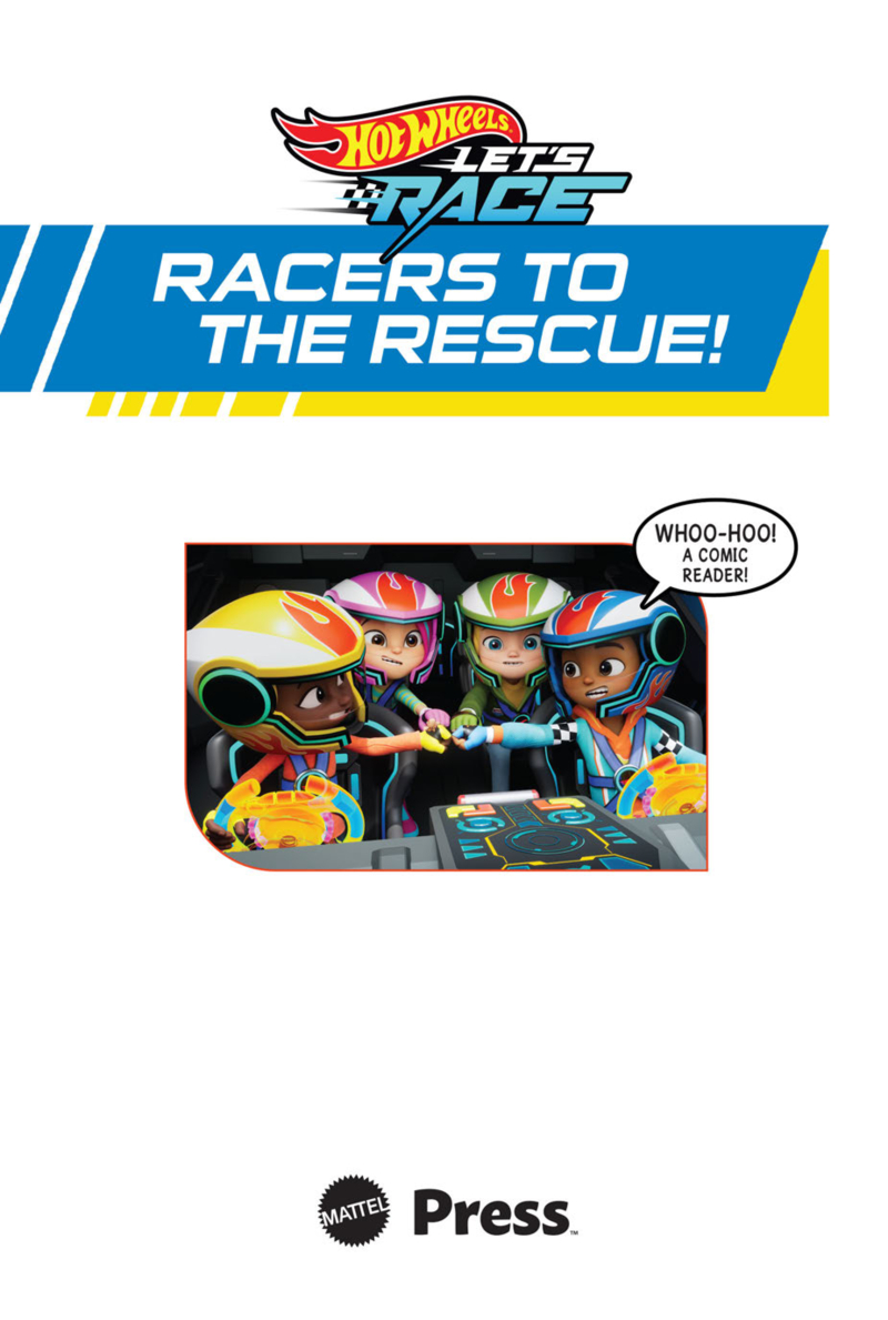 Hot Wheels Let’s Race: Racers to the Rescue! (Comic Reader) book cover
