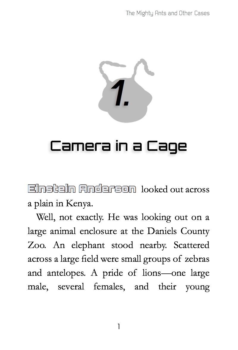 The Mighty Ants and Other Cases — page 1