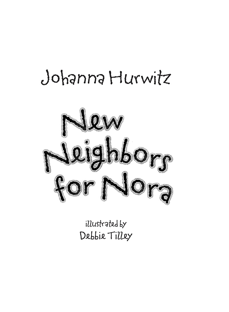 New Neighbors for Nora book cover