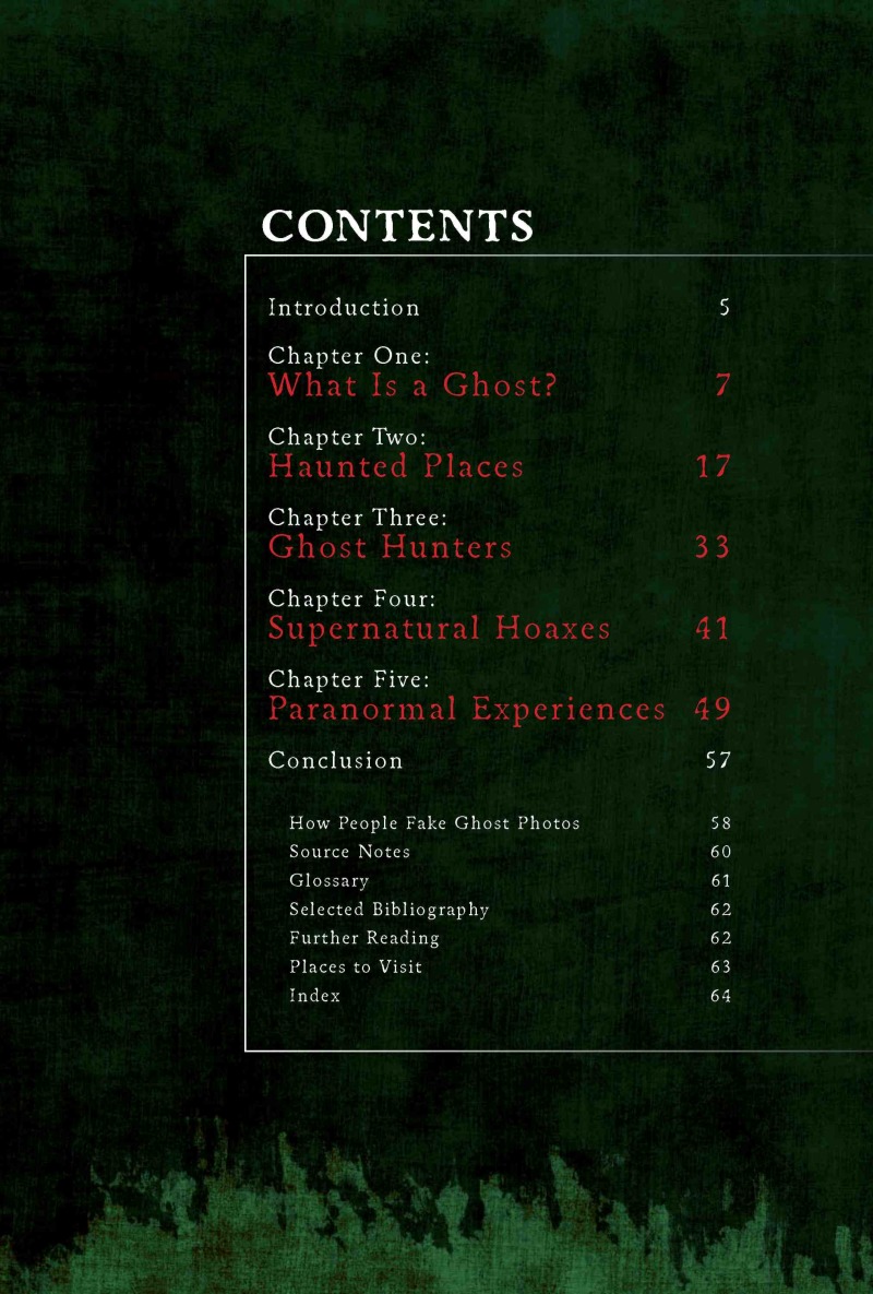 Ghostly Evidence: Exploring the Paranormal — page 1
